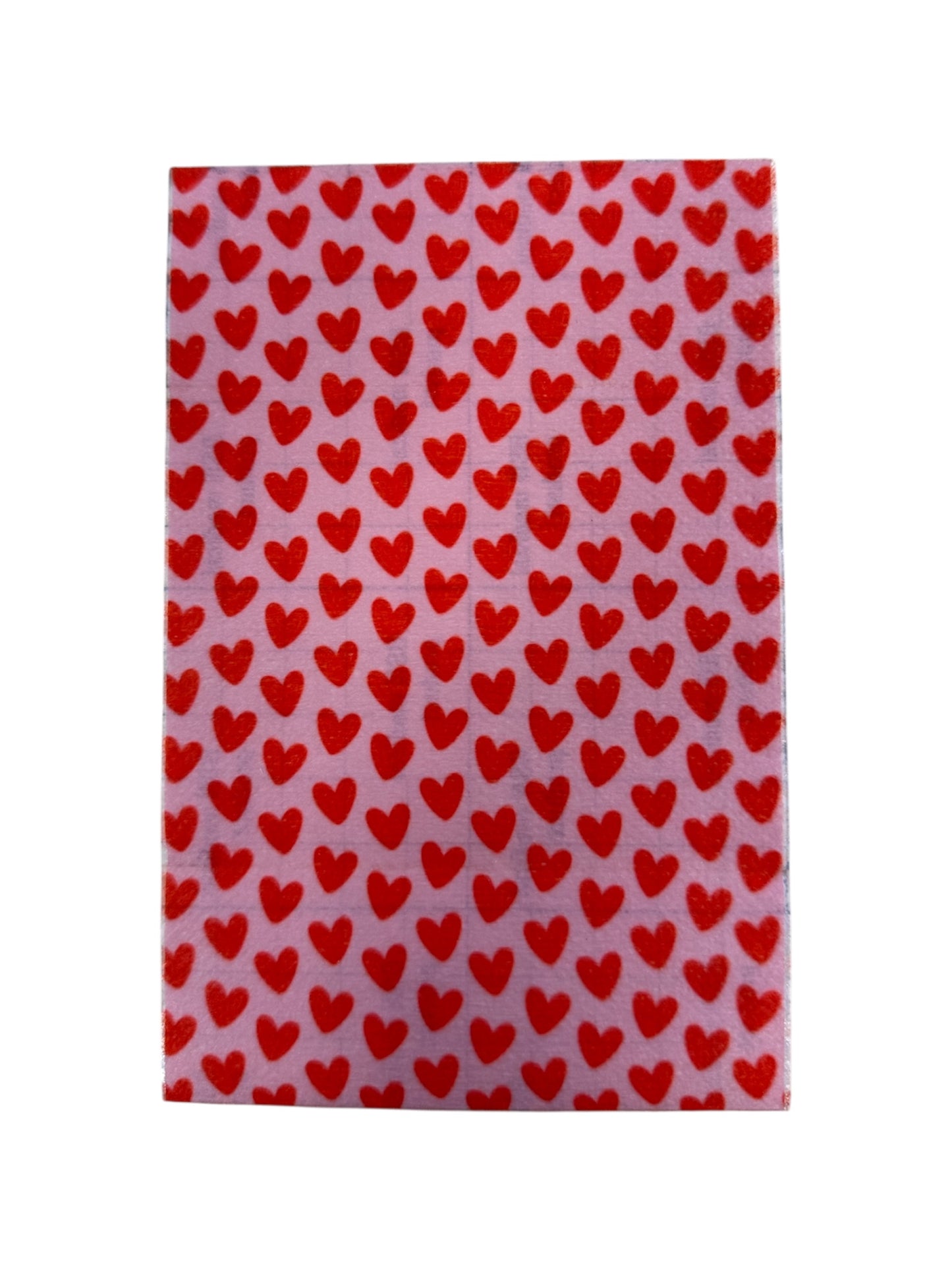 Sonde pleister, rode hartjes.