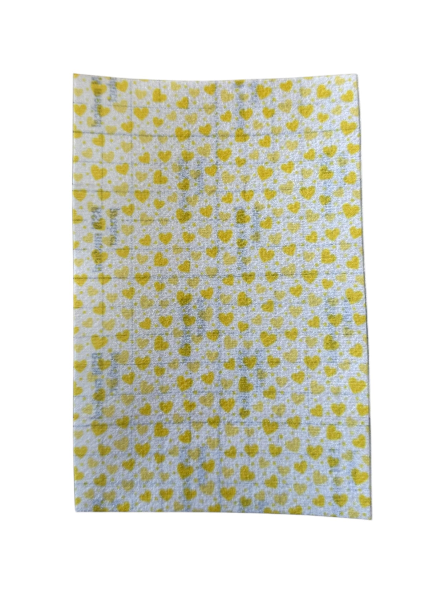 Sonde pleister, hartjes geel.