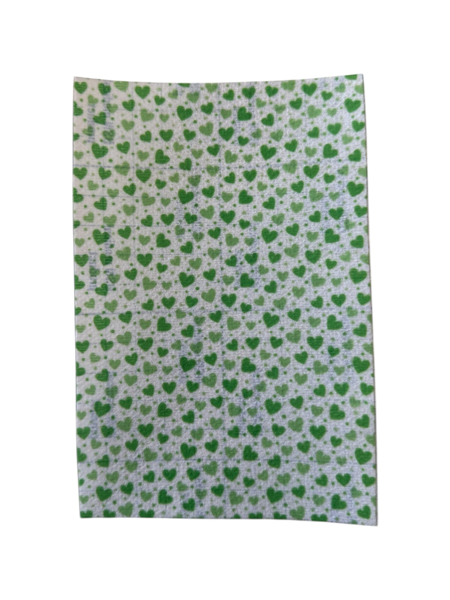 Sonde pleister, hartjes groen.