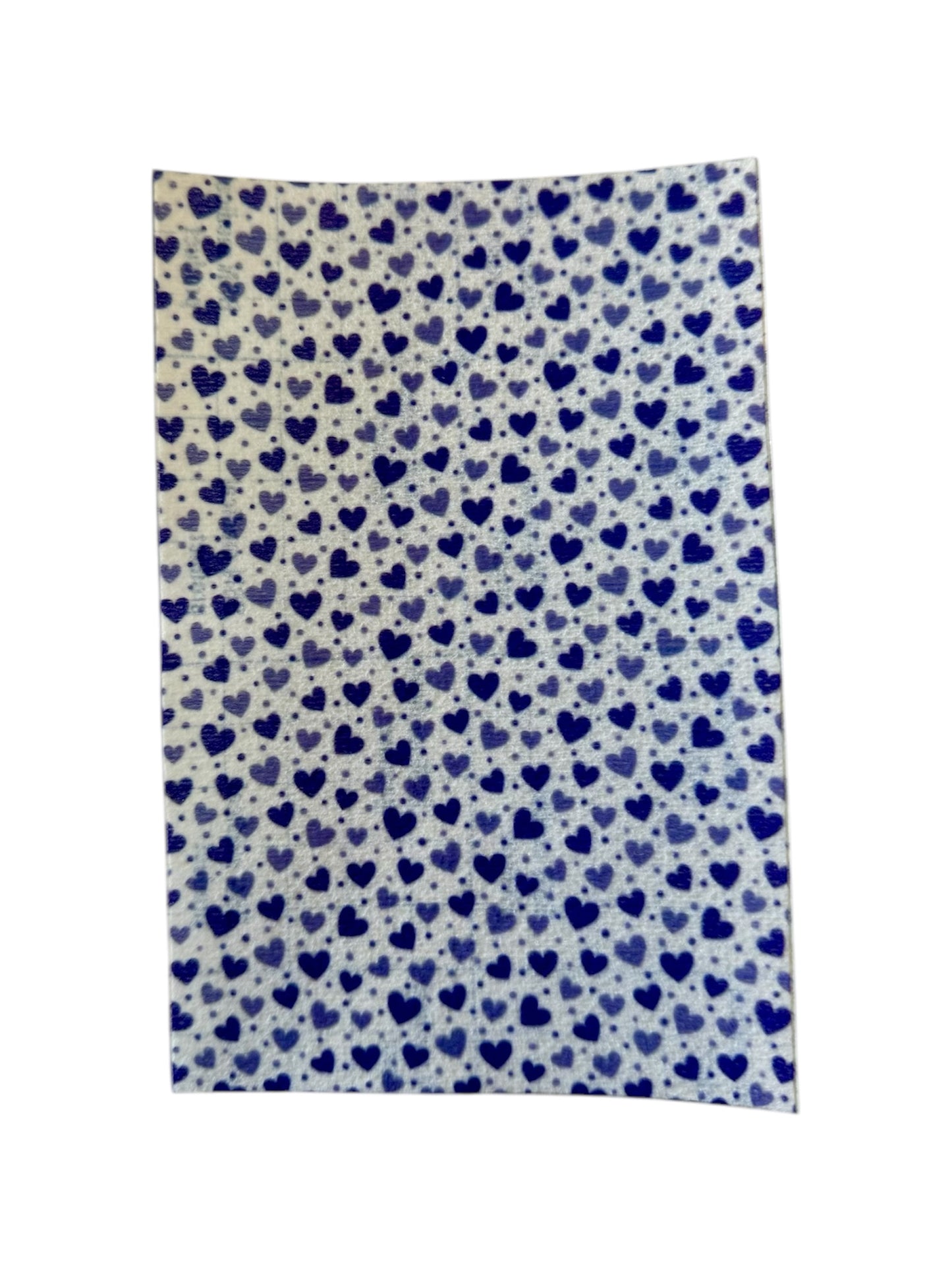 Sonde pleister, hartjes paars.