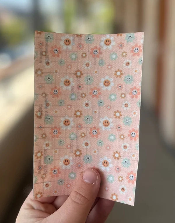 Sonde pleister, bloemen groovy.