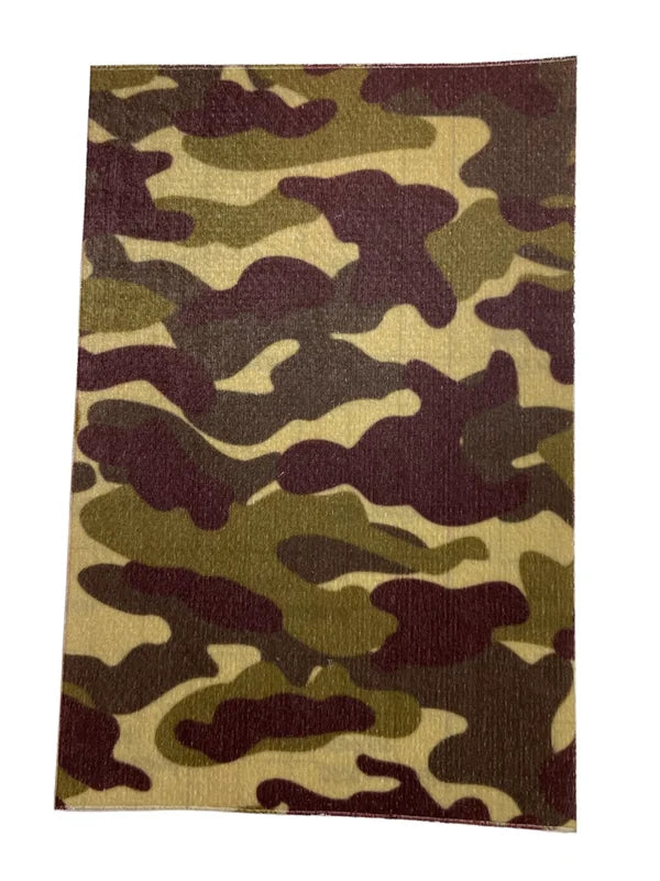 Pansement sonde, imprimé camouflage.