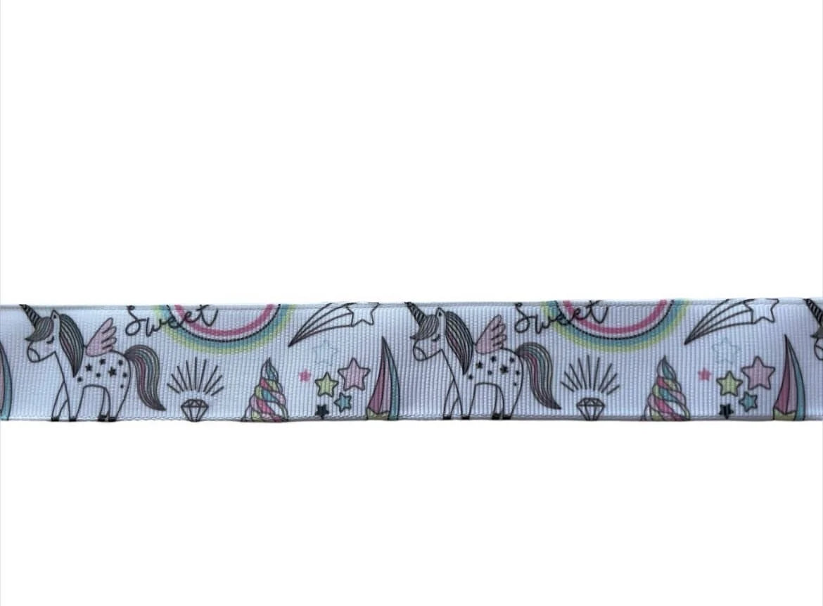 Sonde clip, unicorns wit.