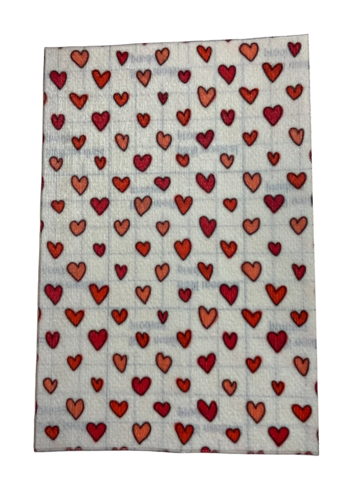 Sonde pleister, hartjes rood.