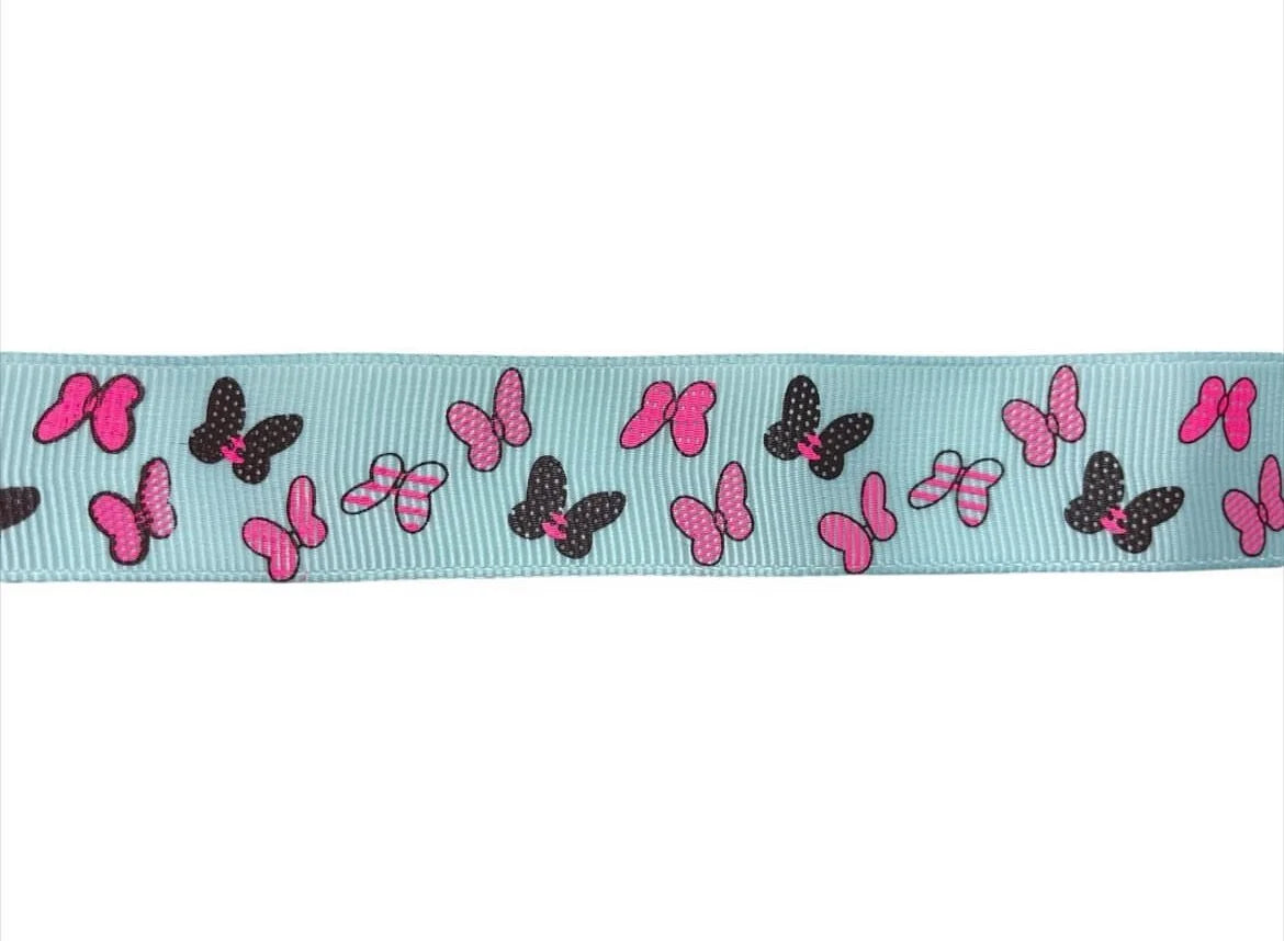 Sonde clip, vlinders mint groen.