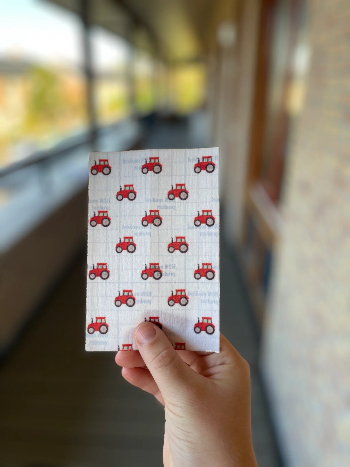 Sonde pleister, tractor.