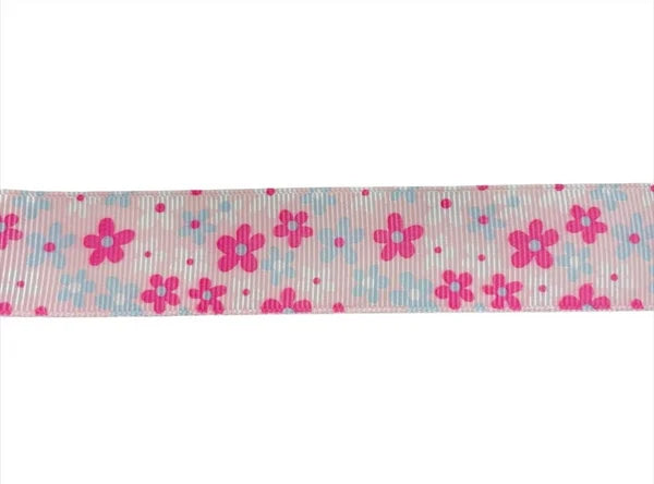 Sonde clip, bloemen roze.