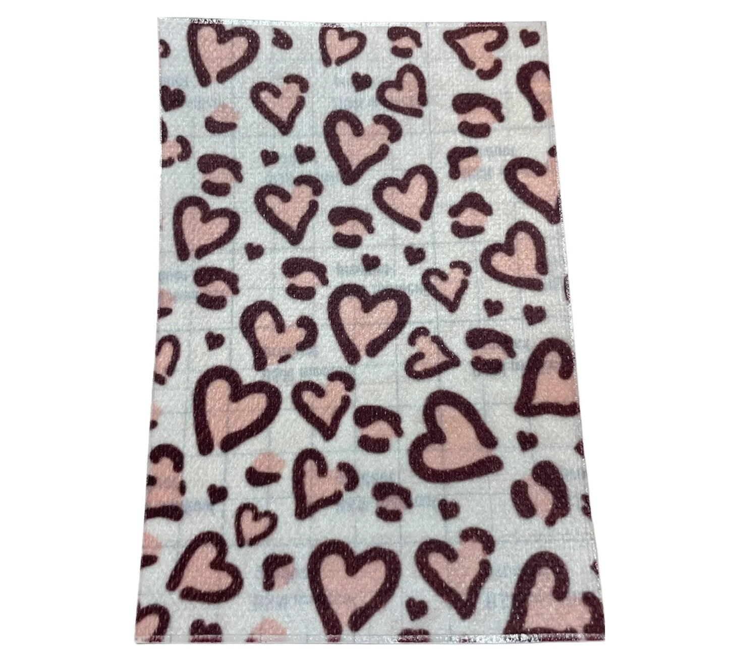 Sonde pleister, panterprint hartjes.