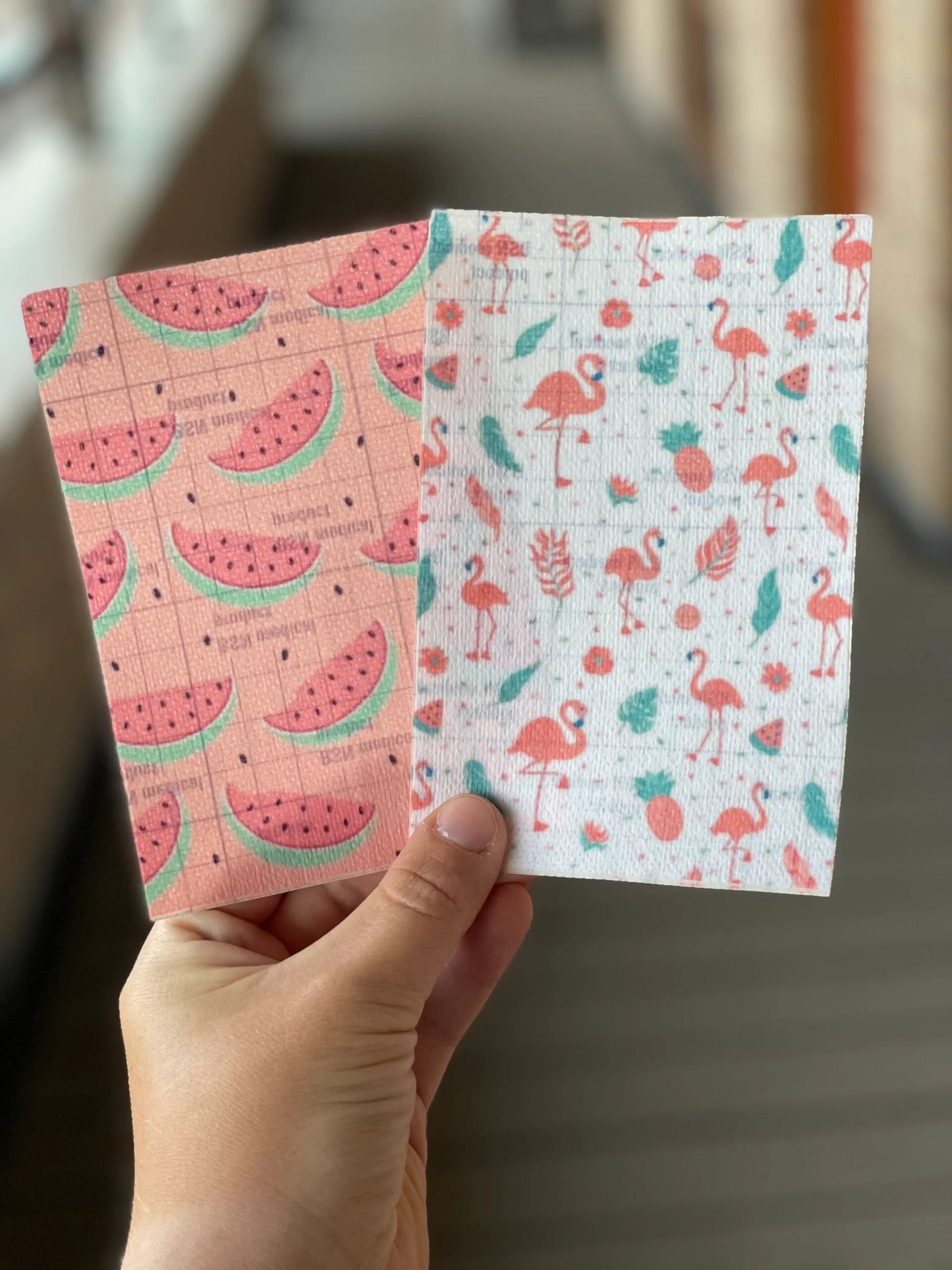 Sonde pleister, flamingo's.