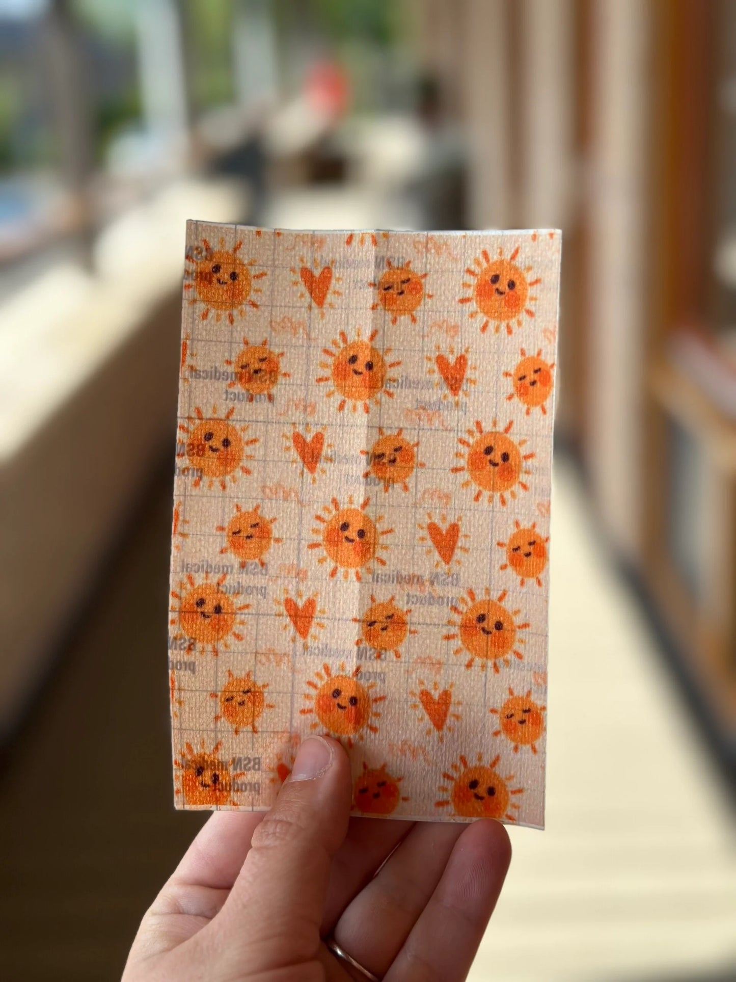 Sonde pleister, zonnetjes.