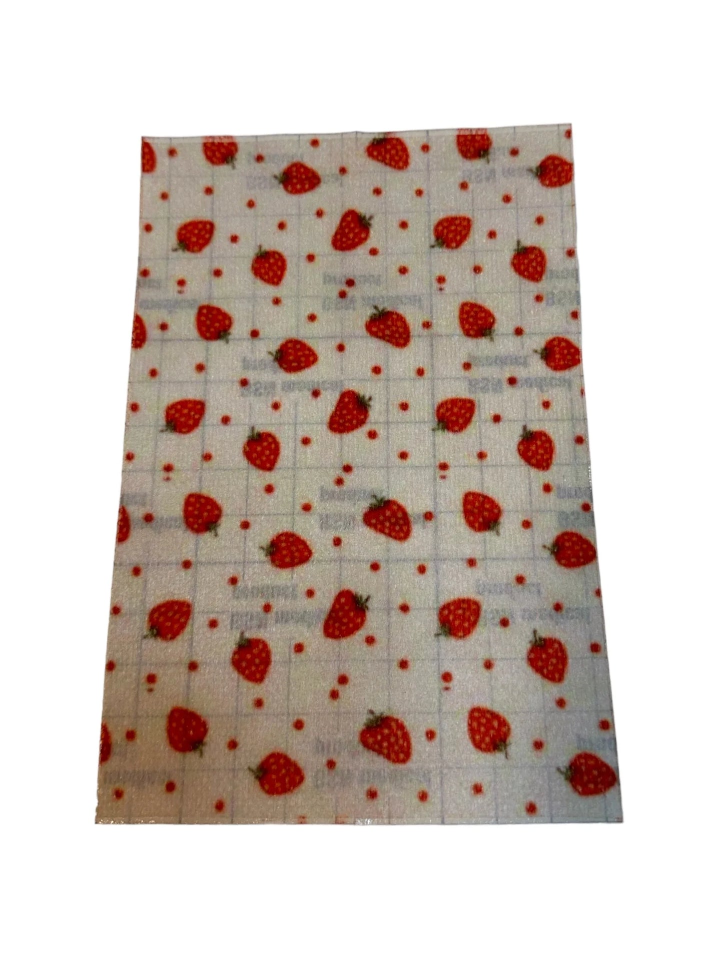 Sonde pleister, aardbeitjes.