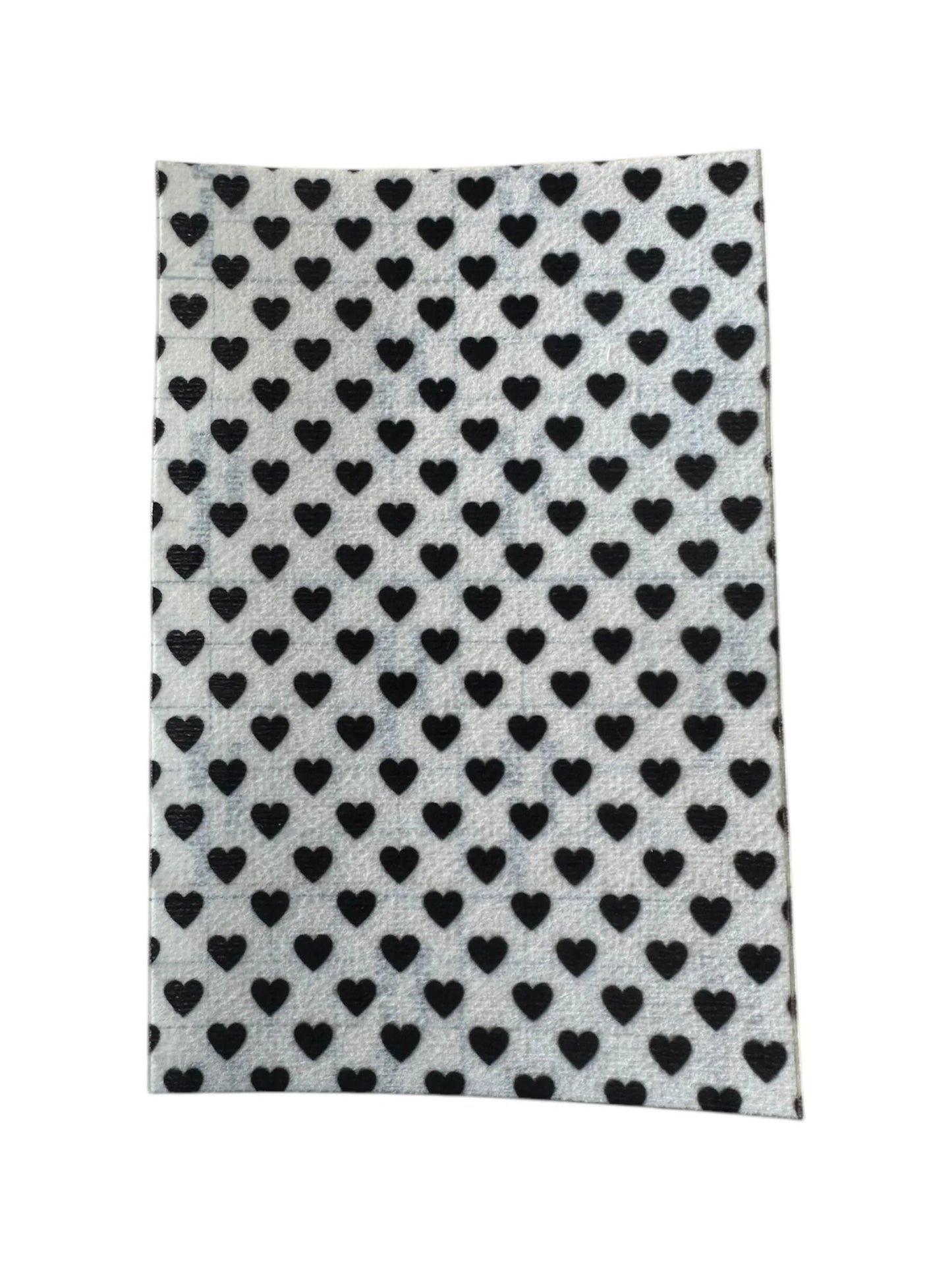 Sonde pleister, hartjes zwart 2.