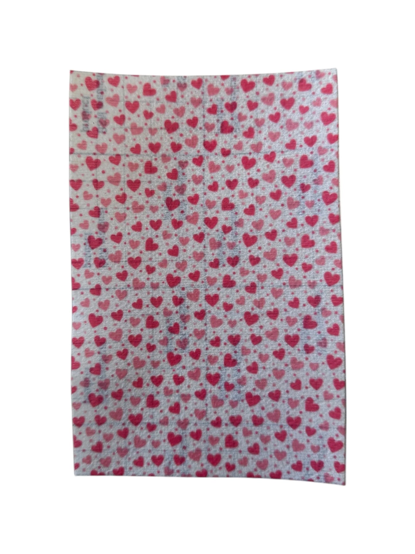 Sonde pleister, hartjes roze.