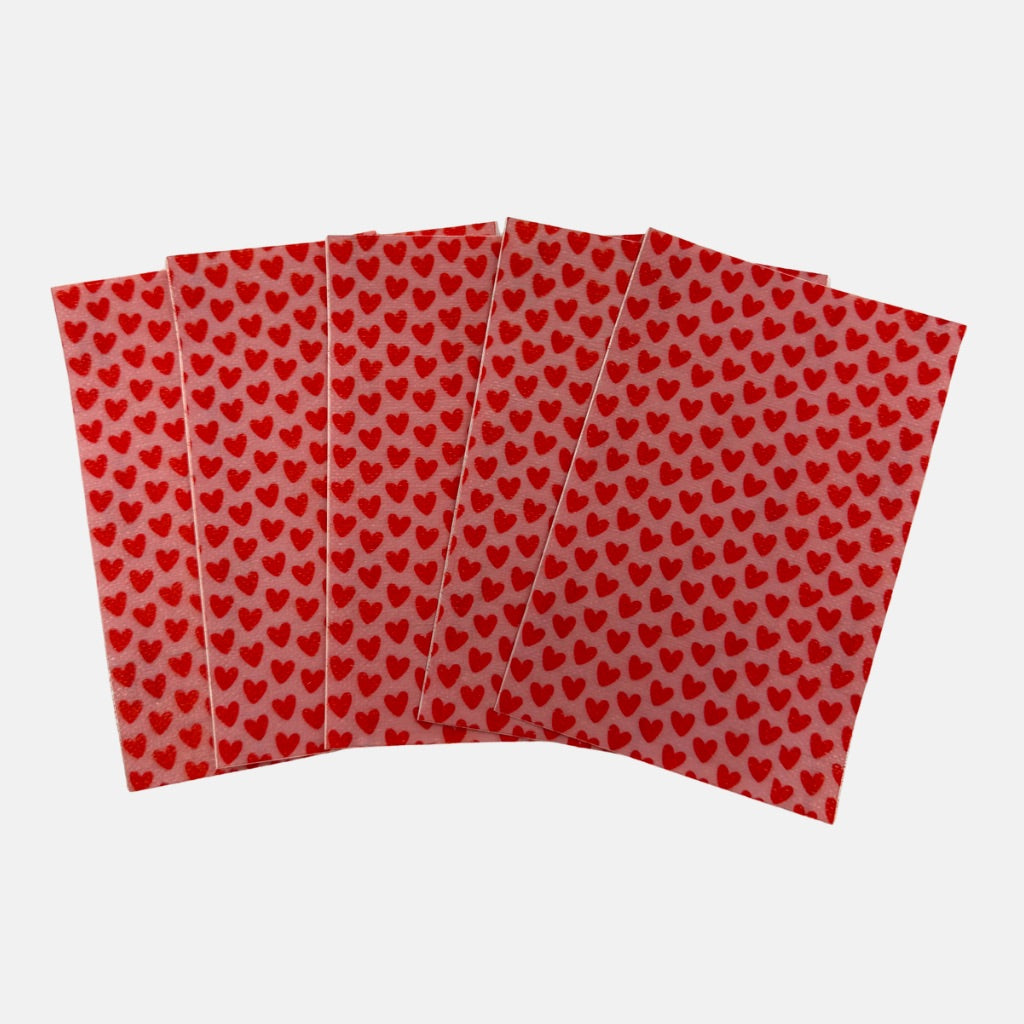 Sondepleister | Rode Hartjes | 5-Pack