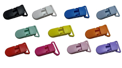 Probe clip, butterflies mint green.