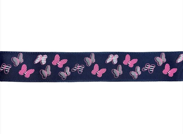 Sonde clip, vlinders donkerblauw.