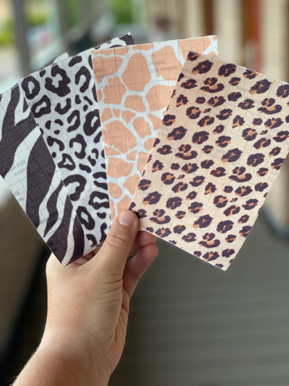 Sonde pleister, zebra print.